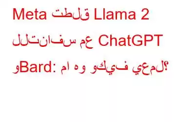 Meta تطلق Llama 2 للتنافس مع ChatGPT وBard: ما هو وكيف يعمل؟