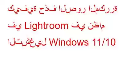 كيفية حذف الصور المكررة في Lightroom في نظام التشغيل Windows 11/10